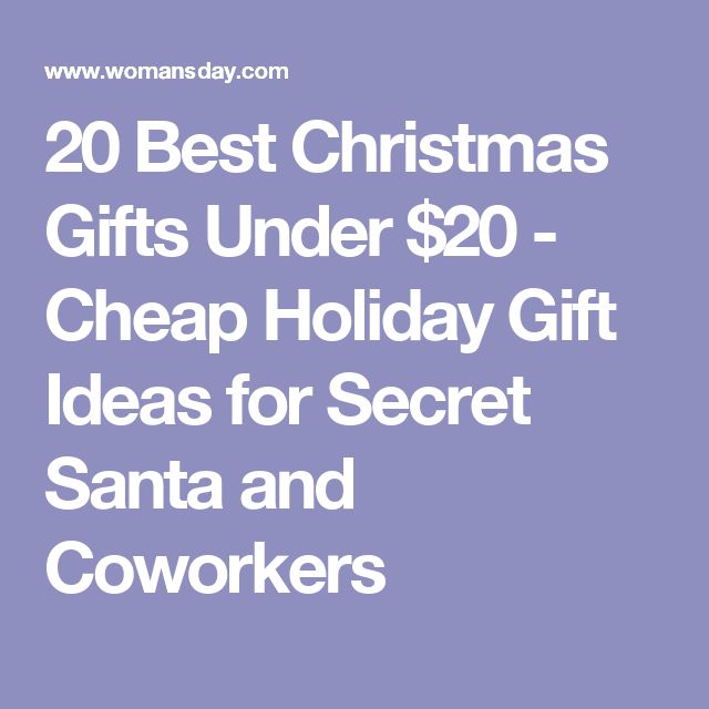 20 Best Christmas Gifts Under $20 - Cheap Holiday Gift Ideas for Secret Santa an...