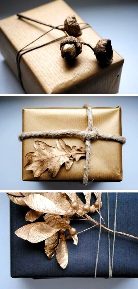 #Christmas gift wrapping ideas #DIY #crafts ToniK ⓦⓡⓐⓟ ⓘⓣ ⓤⓟ Nat...