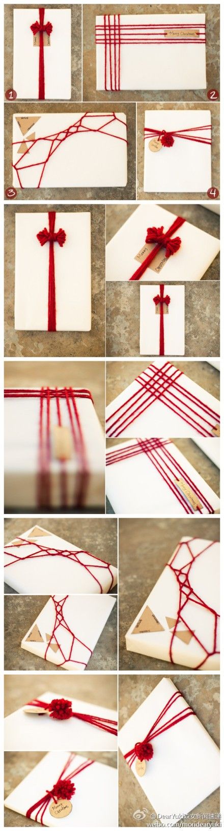 Gift wrapping ideas.