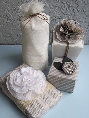 How to gift wrap...10 cute ideas