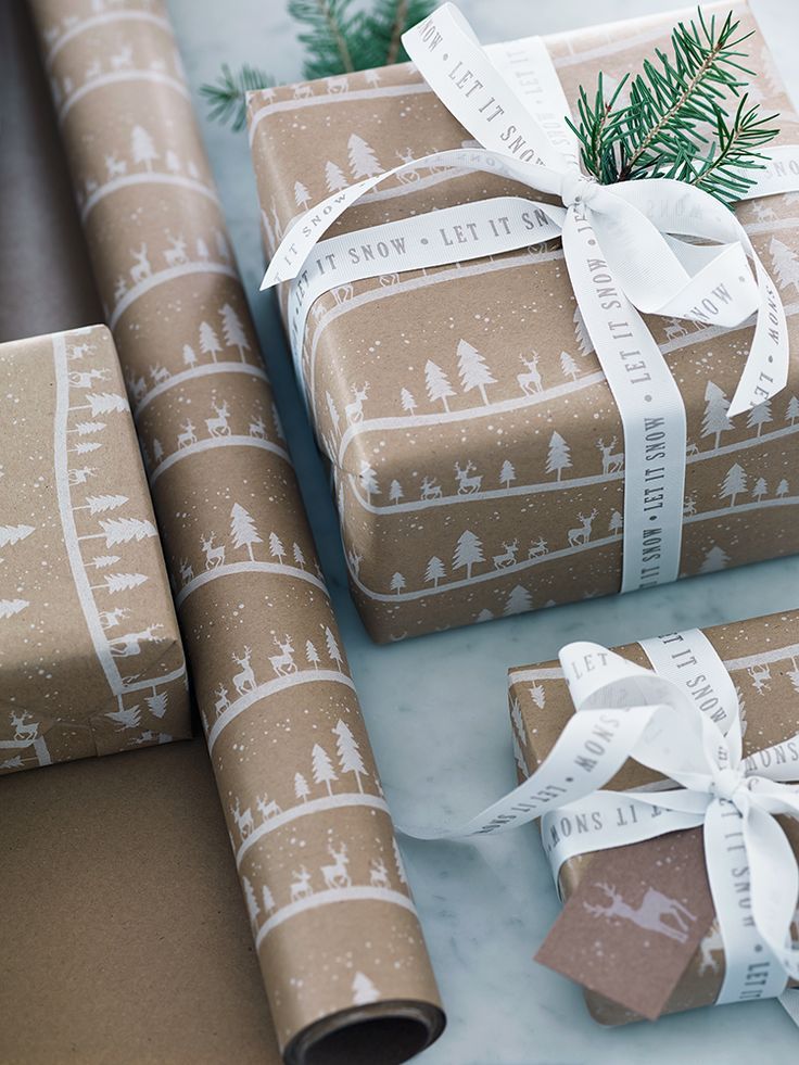 Midwinter Forest Wrapping Paper by Cox & Cox - Love this wrapping paper.