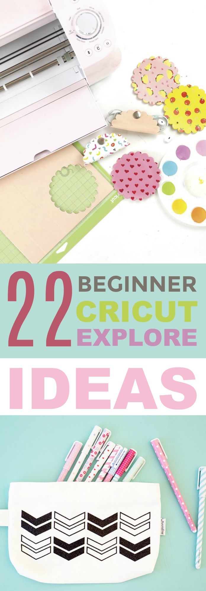 Today I’m sharing with you 22 awesome beginner Cricut Explore ideas. These are...