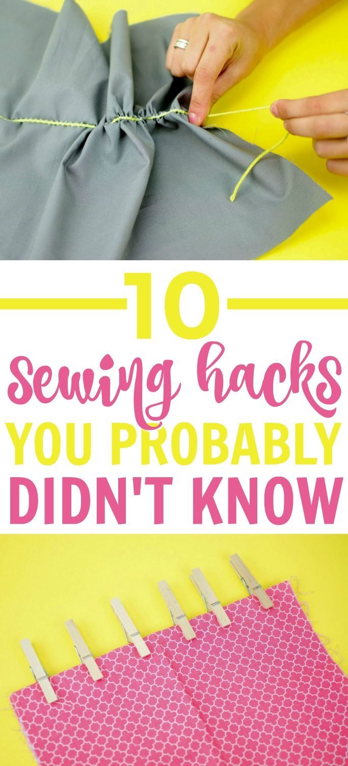 I�m so happy to share these 10 Sewing Hacks You Probably Didn�t Know with yo...