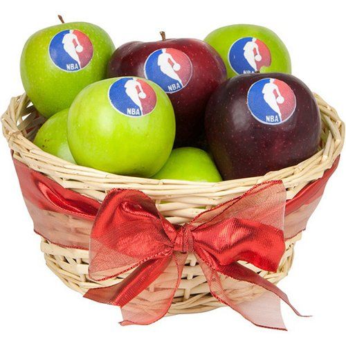 Corporate Logo Apple Gift Basket