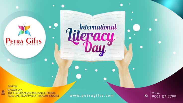 Happy International Literacy Day 2018  #HappyInternationalLiteracyDay #personali...