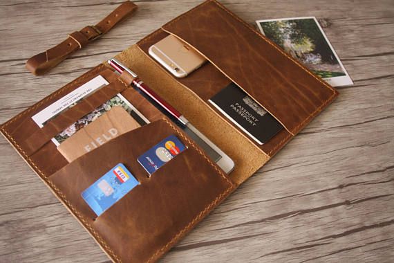 Your Logo - Corporate Gifts Leather Portfolio, A5 size / Business Gifts, Employe...