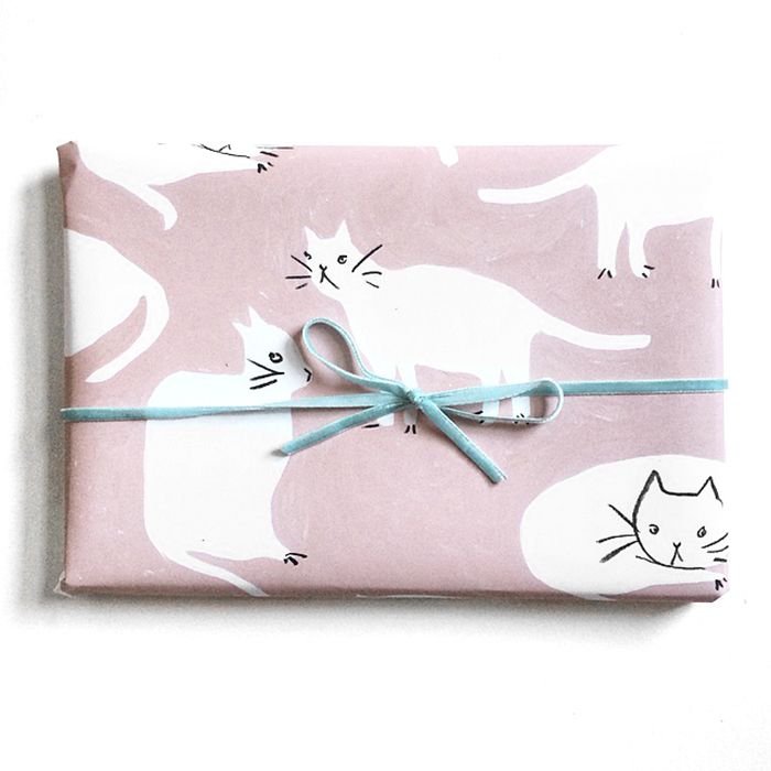 Cat wrapping paper - Emily Isabella