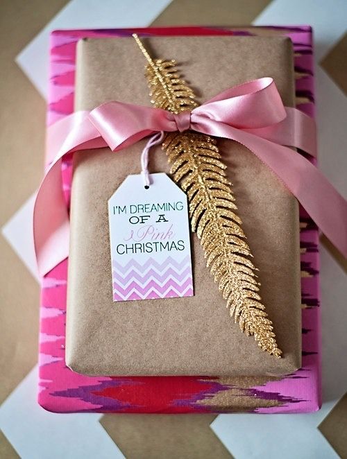 Dreaming of a PINK Christmas packaging