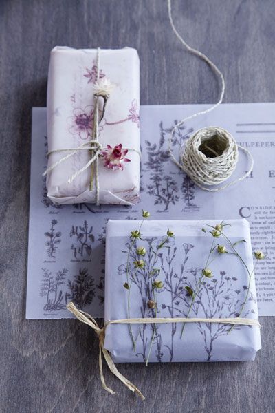 ... ♥ ... Nature Gift Wrapping