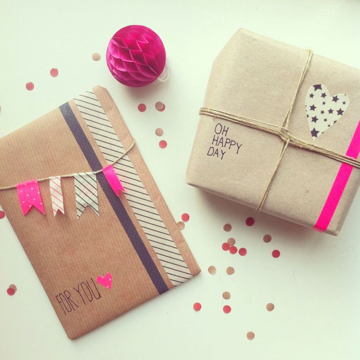 ♥ DIY wrapping, packaging, gift, christmas, birthday, present, geschenk, verpa...