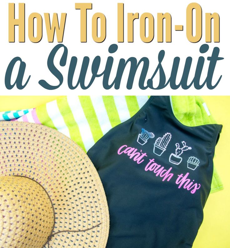 You will love learning How To Iron-On a Swimsuit and making your own Revamped Sw...