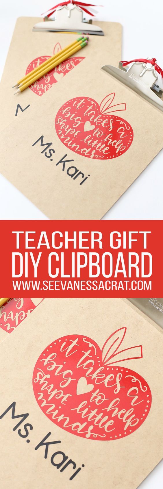 DIY Teacher Appreciation Clipboard 