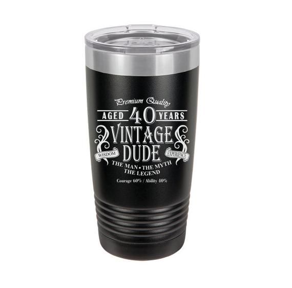 Personalized Tumbler, Wedding Gifts, Engraved Tumbler, Corporate Gift, Vintage D...