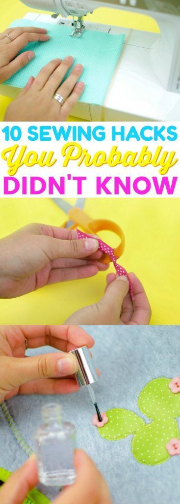 These 10 Sewing Hacks You Probably Didn�t Know will help you sew more easily! ...