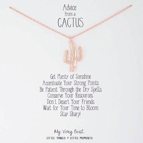 Advice From A Cactus, Stay Sharp Cactus Necklace | Gifts for people who love cac...