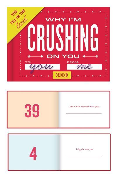 DIY and fill in your love to this journal (romantic Valentines Day gifts for tee...