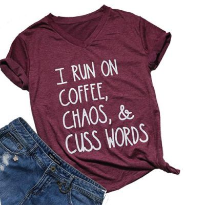 I run on coffee, chaos & cuss words #swear #cuss #badass #fashion