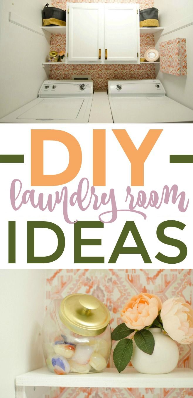 In today’s post I am happy to share with you some DIY Laundry Room Ideas and ...