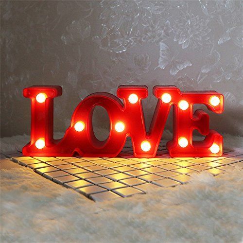 LOVE sign to decorate your boyfriend's room. Valentines Day decoration ideas. #t...