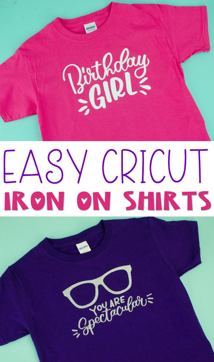 We’re talking about fun and Easy Cricut Iron-On T-Shirts. They’ll take you l...