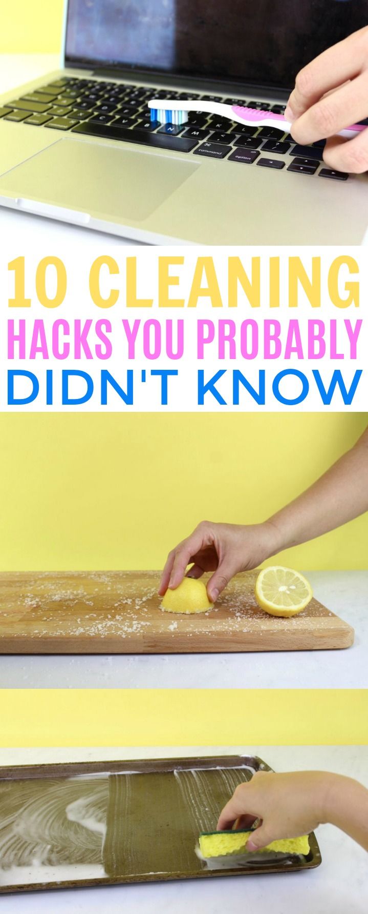 You all will be blown away with these 10 Cleaning Hacks You Probably Didn’t K...