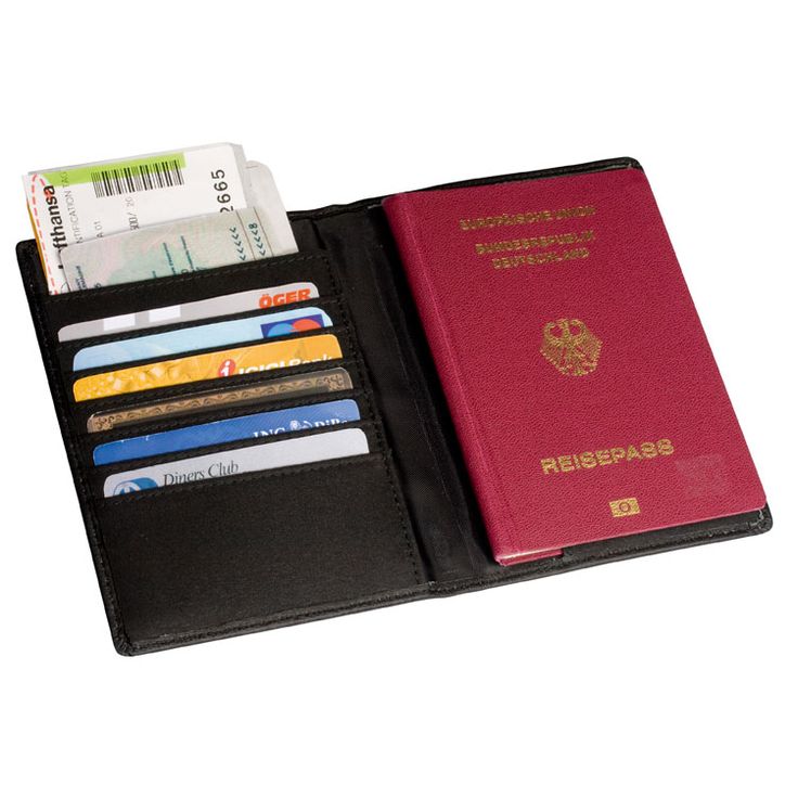 Nappa Leather Passport Wallet | Great Travel Wallet with a Passport Holder - Cor...