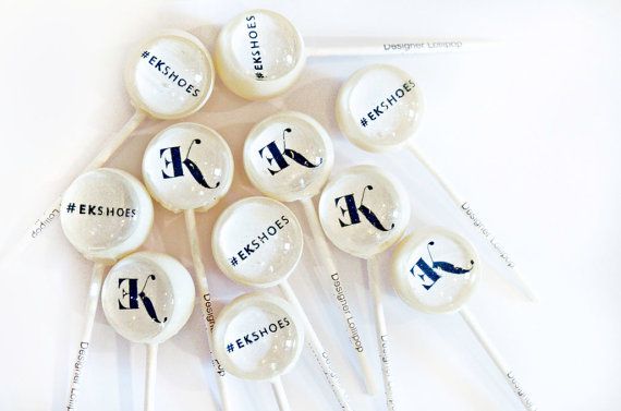 Okay, it's another sweet treat with a logo on it. 6 Corporate Gift Lollipops...