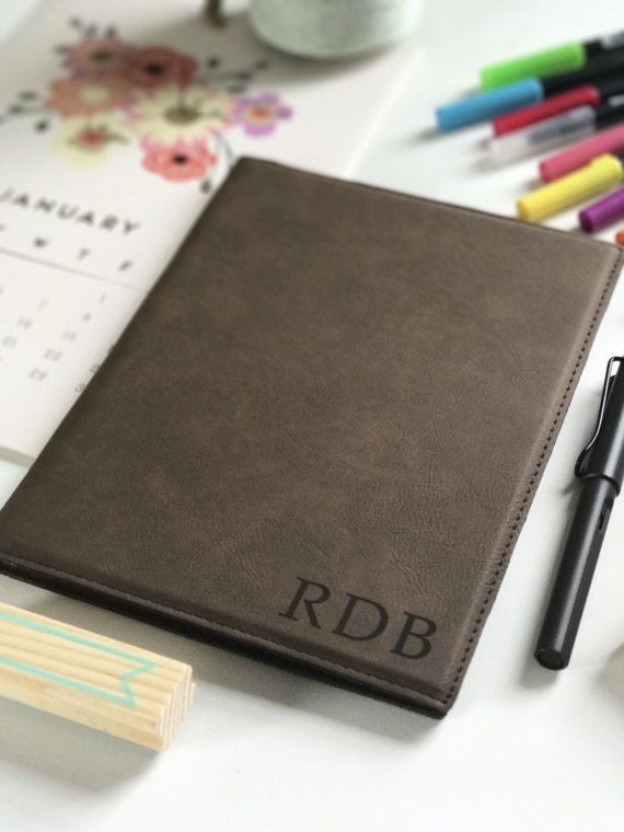 Personalized Leatherette Padfolio, Corporate, Gift For Her, Gifts For Mom, Gift ...
