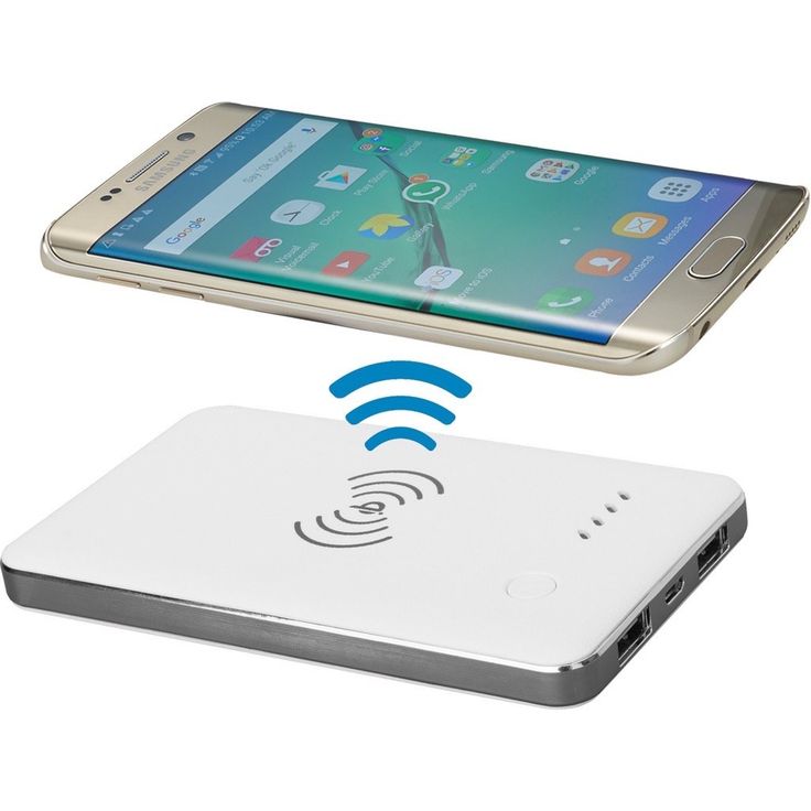 Wireless Charger + Battery Power Bank #corporategifts #customwirelesscharger #sw...