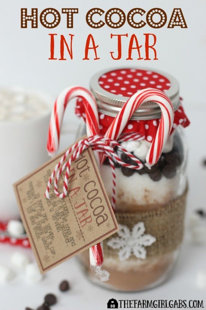 Hot Cocoa In A Jar is a perfect warm-up gift to make this holiday season.