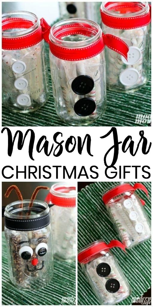 These easy to make Mason Jar Christmas gifts are sure to put a smile on anyone's...