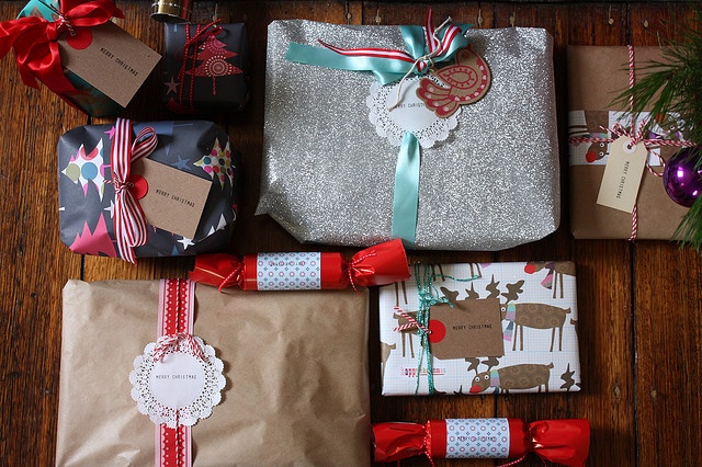 Cute packages by little glowing lights, via Flickr