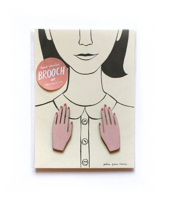 Hand brooches