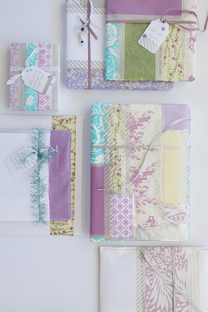 Pretty gift wrapping.