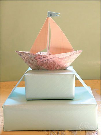 Sailboat Gift Topper