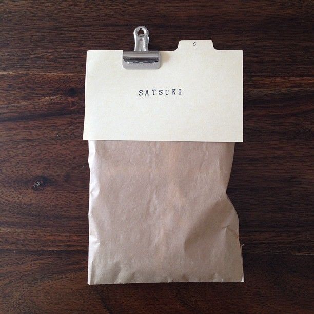 simple packaging | a great way to include a recipe with a food gift