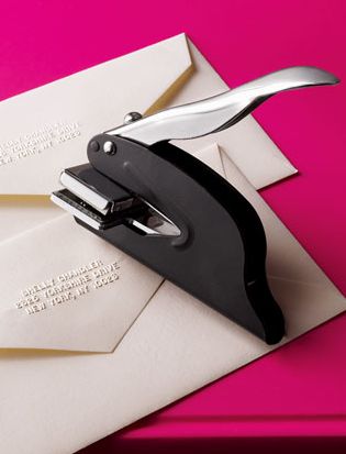 Address embosser - perfect for wedding invitations & only $24