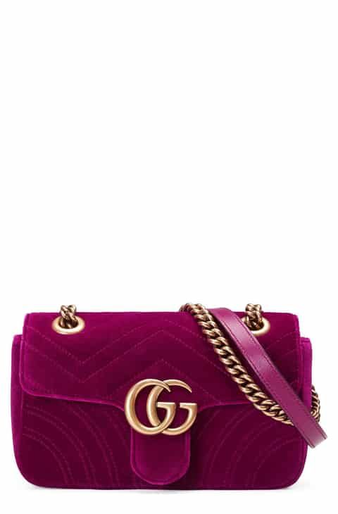 Gucci Small GG Marmont 2.0 Matelassé Velvet Shoulder Bag #Gucci #Wishlist #Fall...