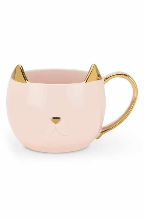 Pinky Up Chloe Cat Ceramic Mug #coffeemug #catlady #cat