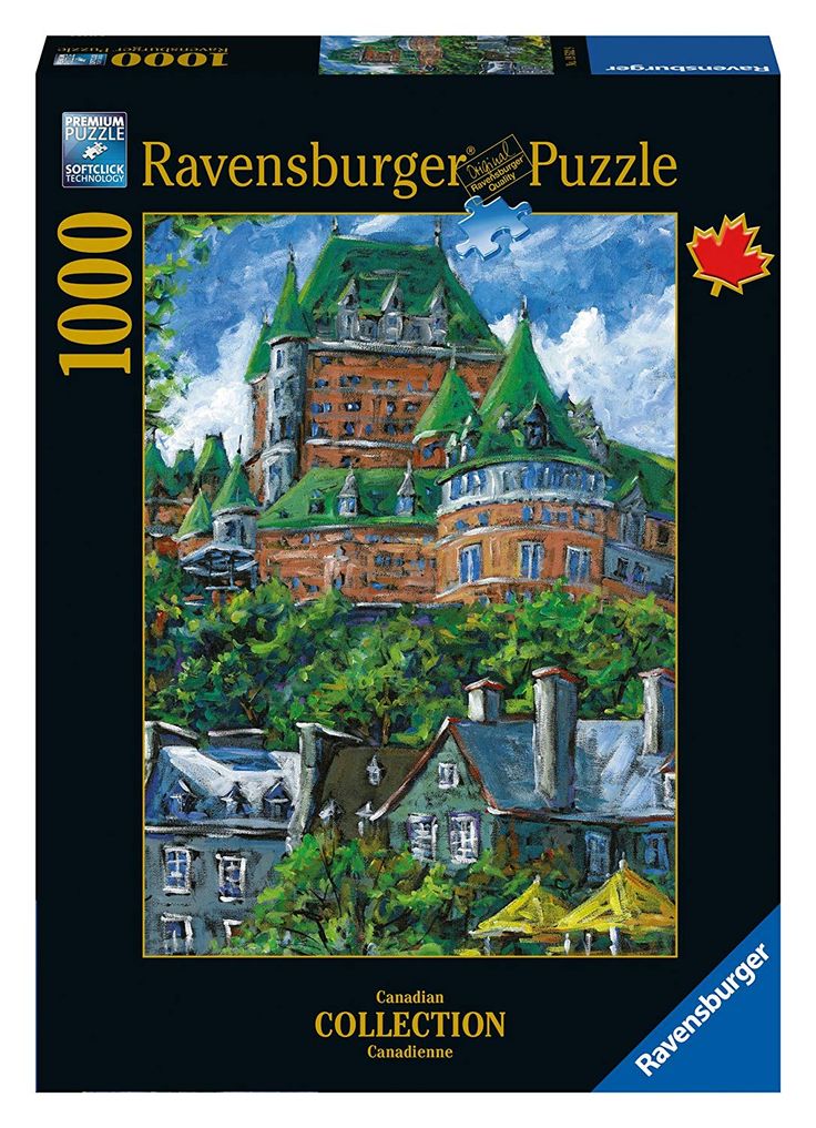 Ravensburger Chateau Frontenac, Quebec Canadian Collection Canadienne 1000 Piece...