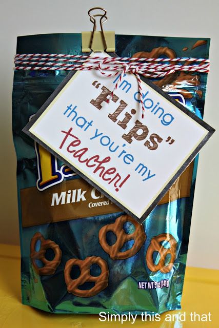 Simply This and that: Back to School Teacher Gift flips