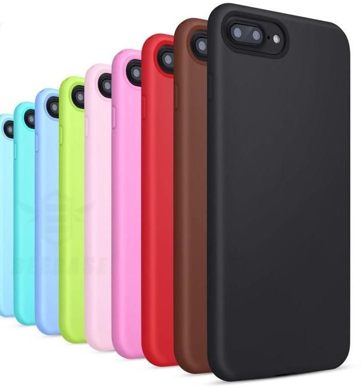 Shockproof Matte Silicone Phone Case For iphone