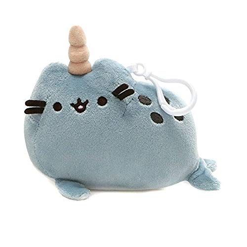 Pusheen narwhal bag accessory. Cute school supplies. Unicorn of the sea.