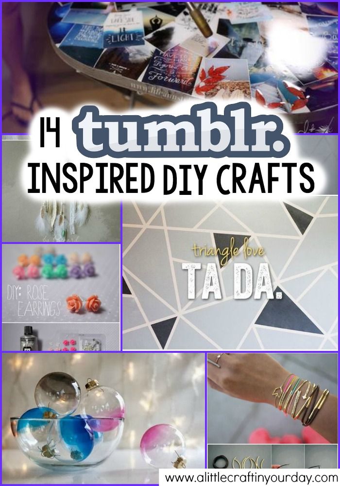 You wouldn’t believe how awesome these 14 Tumblr Inspired DIY Crafts are! Thes...
