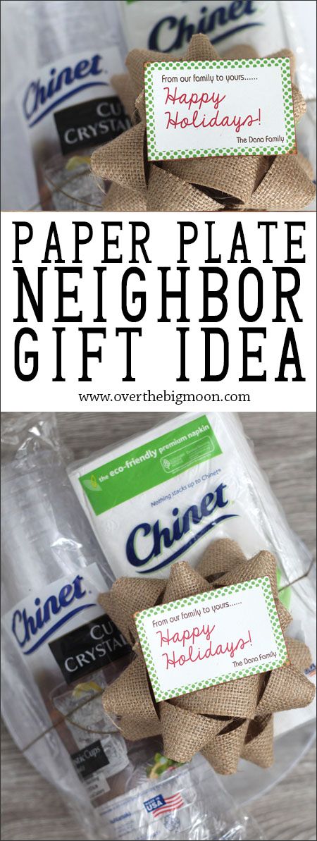 Love this idea for close friends or neighbors - Practical Christmas Neighbor Gif...
