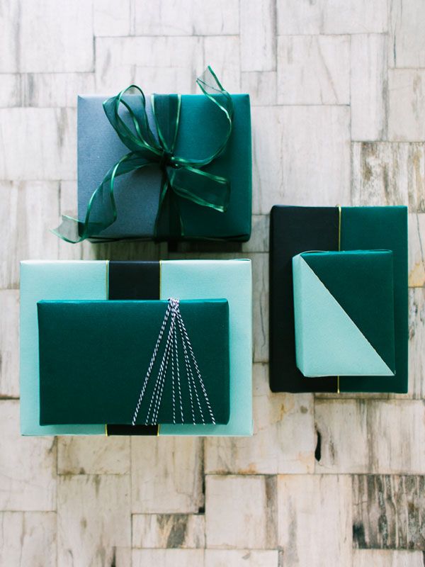 Apartment 34 | Gift Wrapping DIY: {Color-Block Presents}