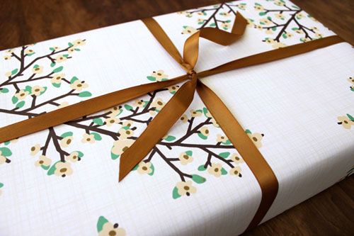 Blossoms Gift Wrap | Kate & Birdie
