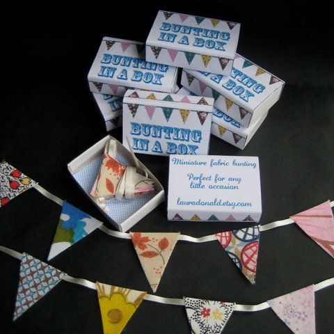 Bunting in a Matchbox