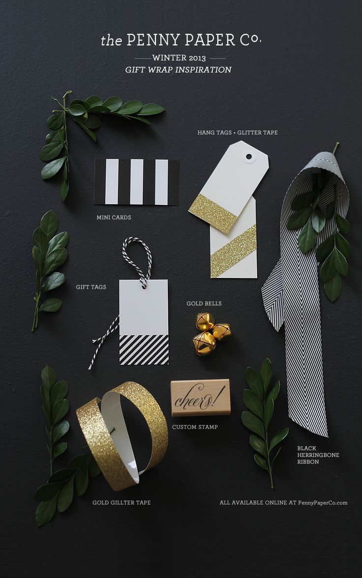 Christmas Gift Wrap Inspiration via The Penny Paper Co.