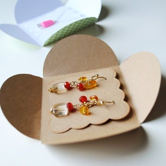 Cute jewelry packaging idea #packaging